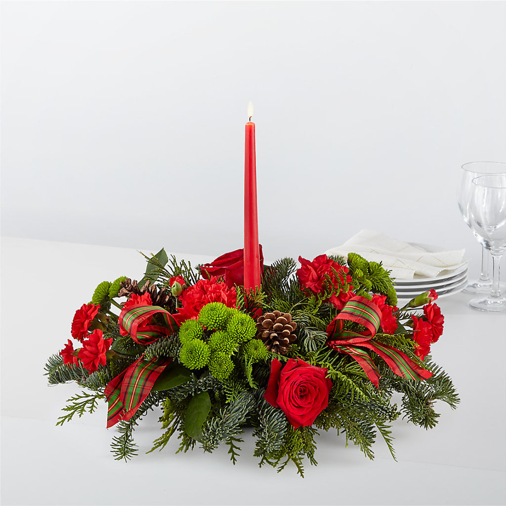 By the Candlelight Centerpiece – Foryouflower.com, Tontitown AR