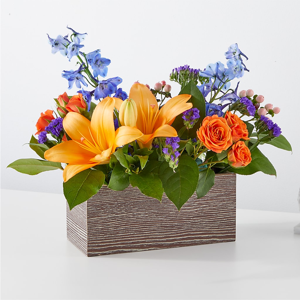 Radiant Citrus Box Bouquet – Foryouflower.com, Tontitown AR