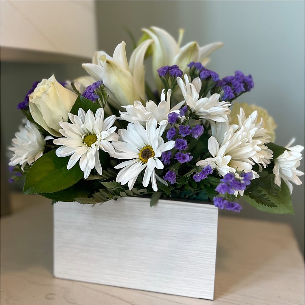 Beyond Blue Box Bouquet – Foryouflower.com, Tontitown AR