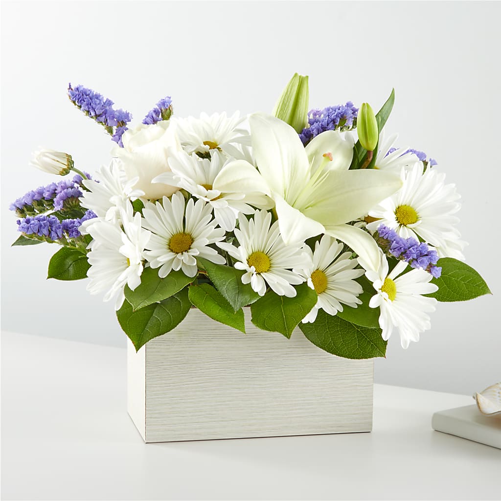 Beyond Blue Box Bouquet – Foryouflower.com, Tontitown AR