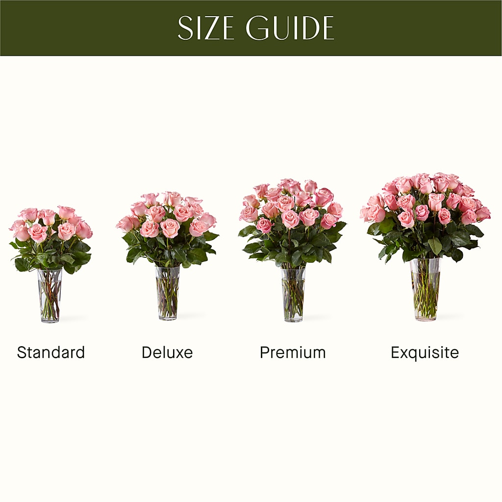Long Stem Pink Rose Bouquet – Foryouflower.com, Tontitown AR