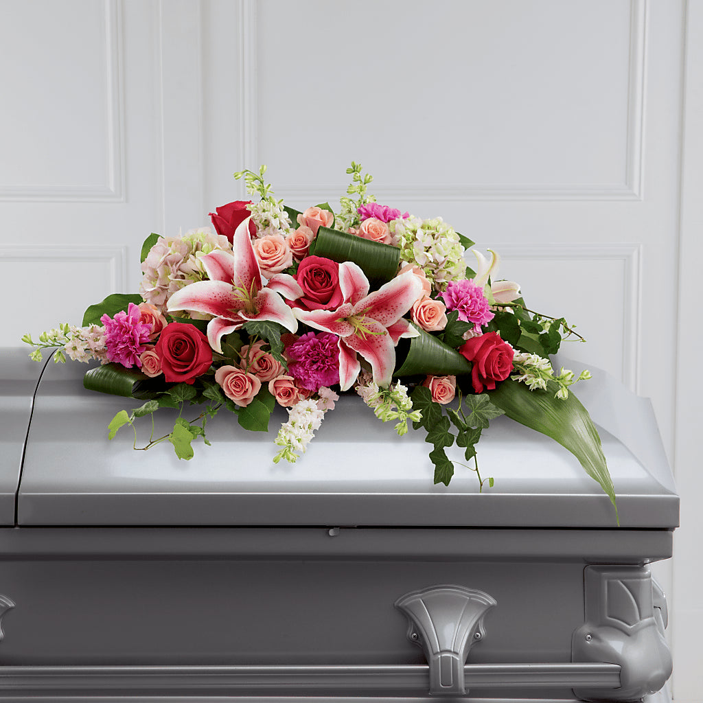Splendid Grace Casket Spray – Foryouflower.com, Tontitown AR
