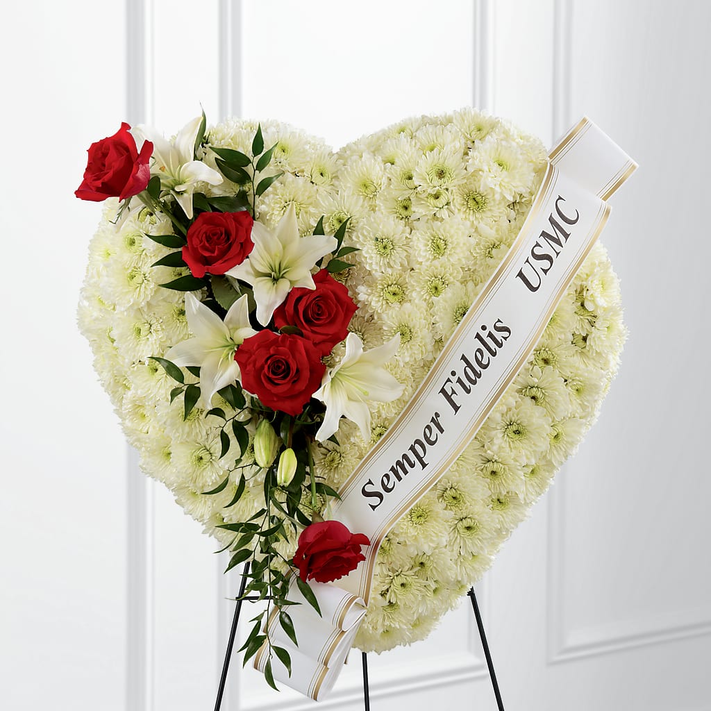 Heartfelt Hero Standing Heart – Foryouflower.com, Tontitown AR