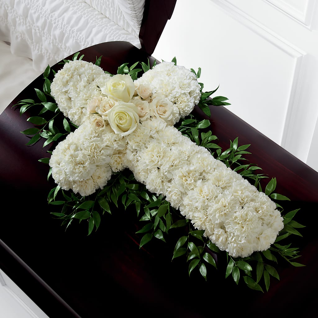 Peaceful Memories Casket Spray (Standard) – Foryouflower.com, Tontitown AR