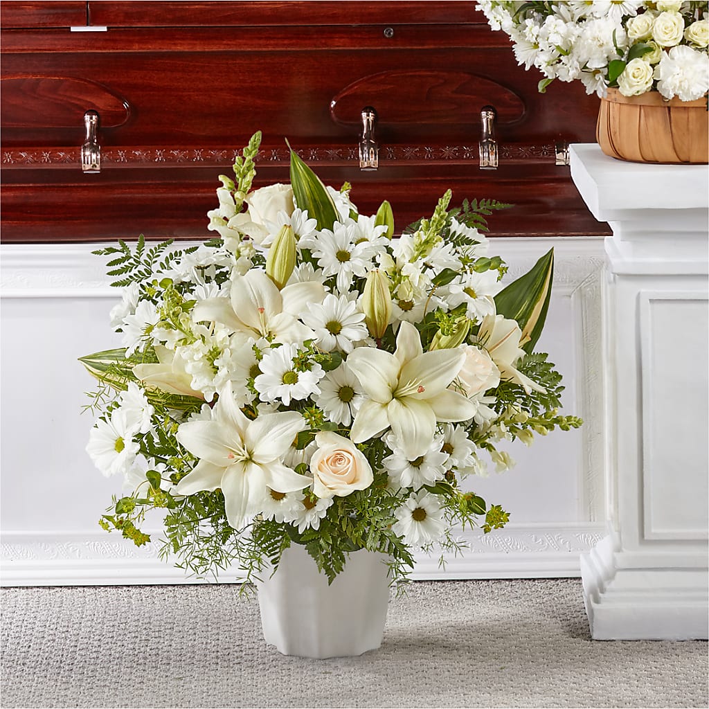 Thoughts of Tranquility Floor Basket – Foryouflower.com, Tontitown AR