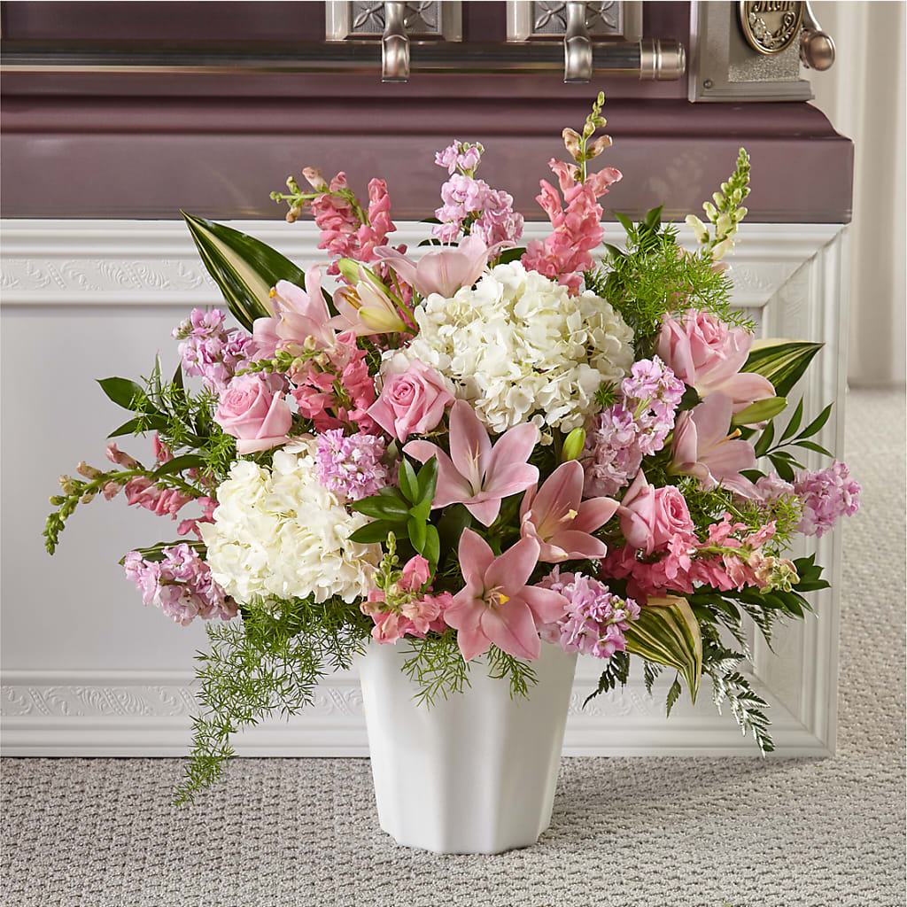 Simply Serene Floor Basket – Foryouflower.com, Tontitown AR