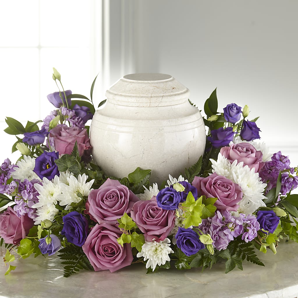 Blooming Sympathy Cremation Adornment – Foryouflower.com, Tontitown AR