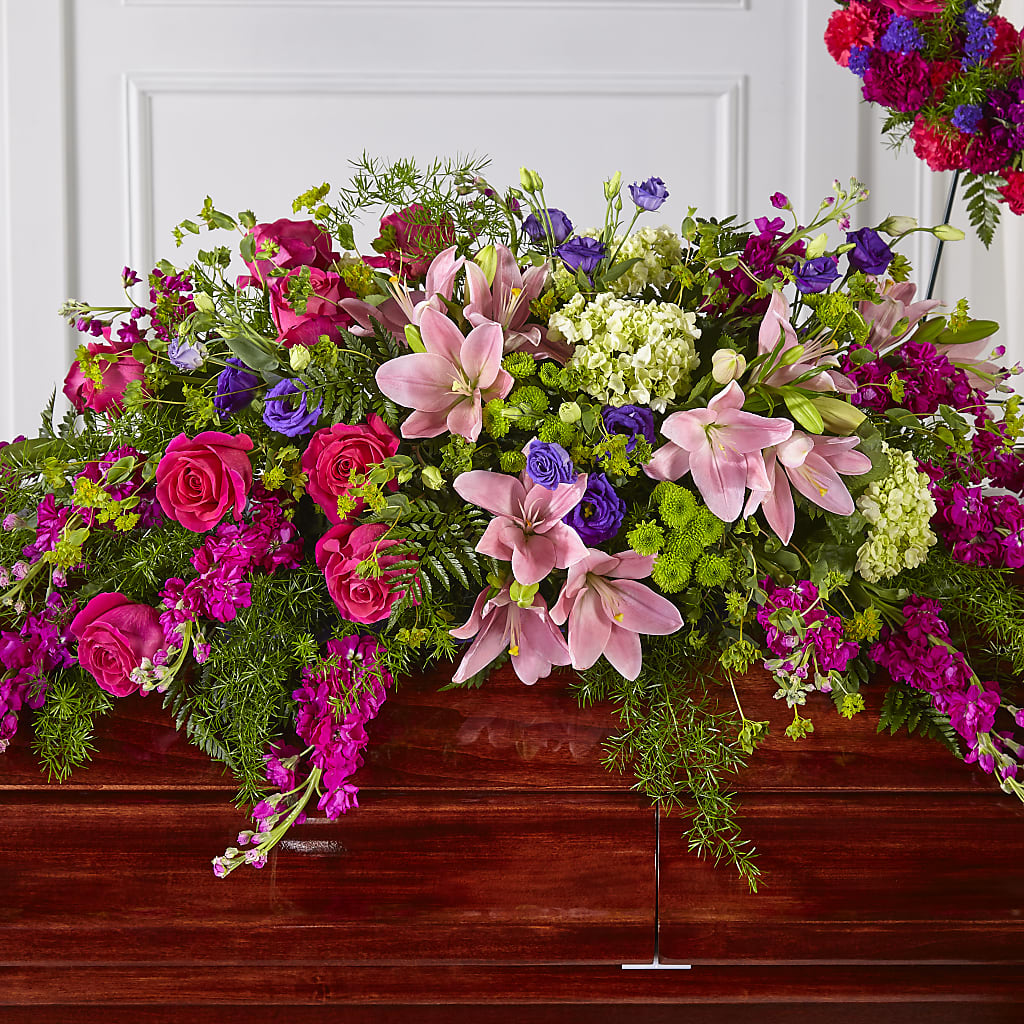 Radiant Tribute Casket Spray – Foryouflower.com, Tontitown AR