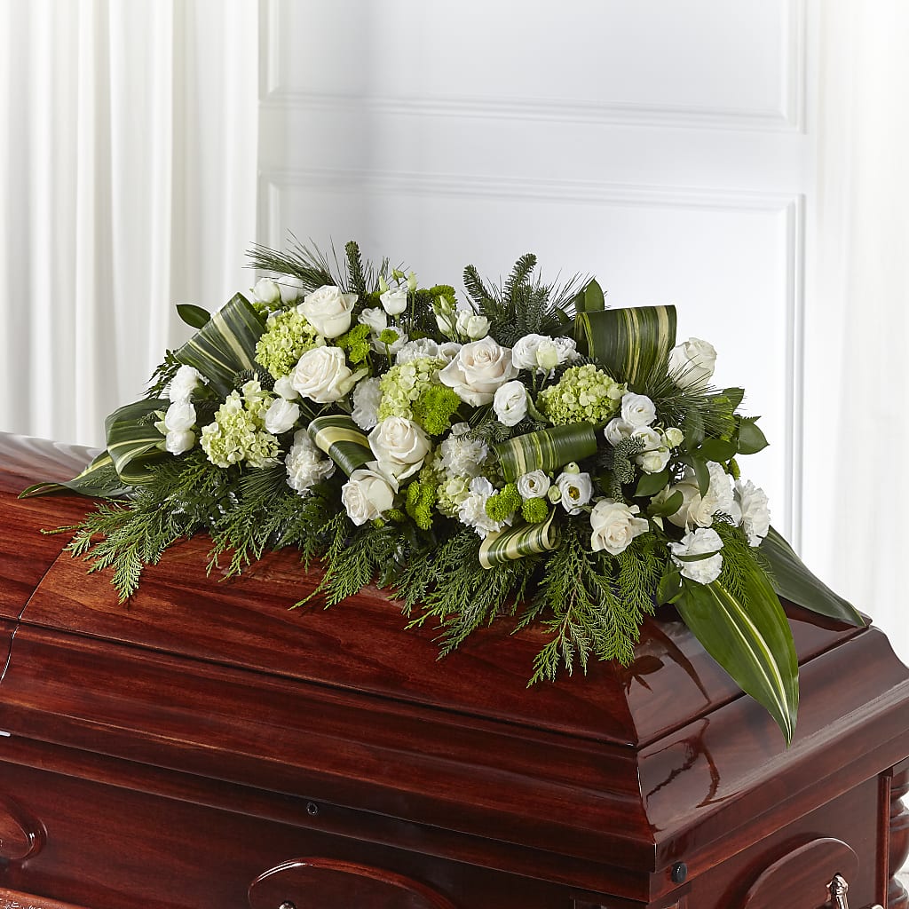 Hopeful Gesture Casket Spray – Foryouflower.com, Tontitown AR