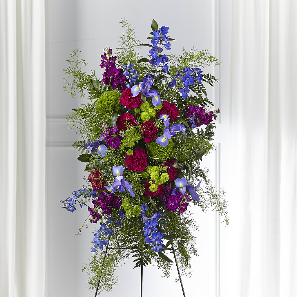 Heavenly Skies Standing Spray – Foryouflower.com, Tontitown AR
