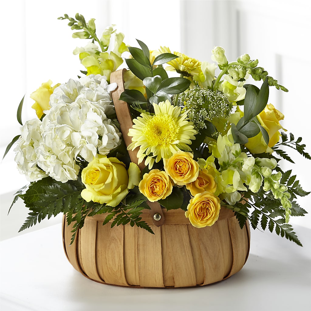 Rustic Remembrance Basket – Foryouflower.com, Tontitown AR