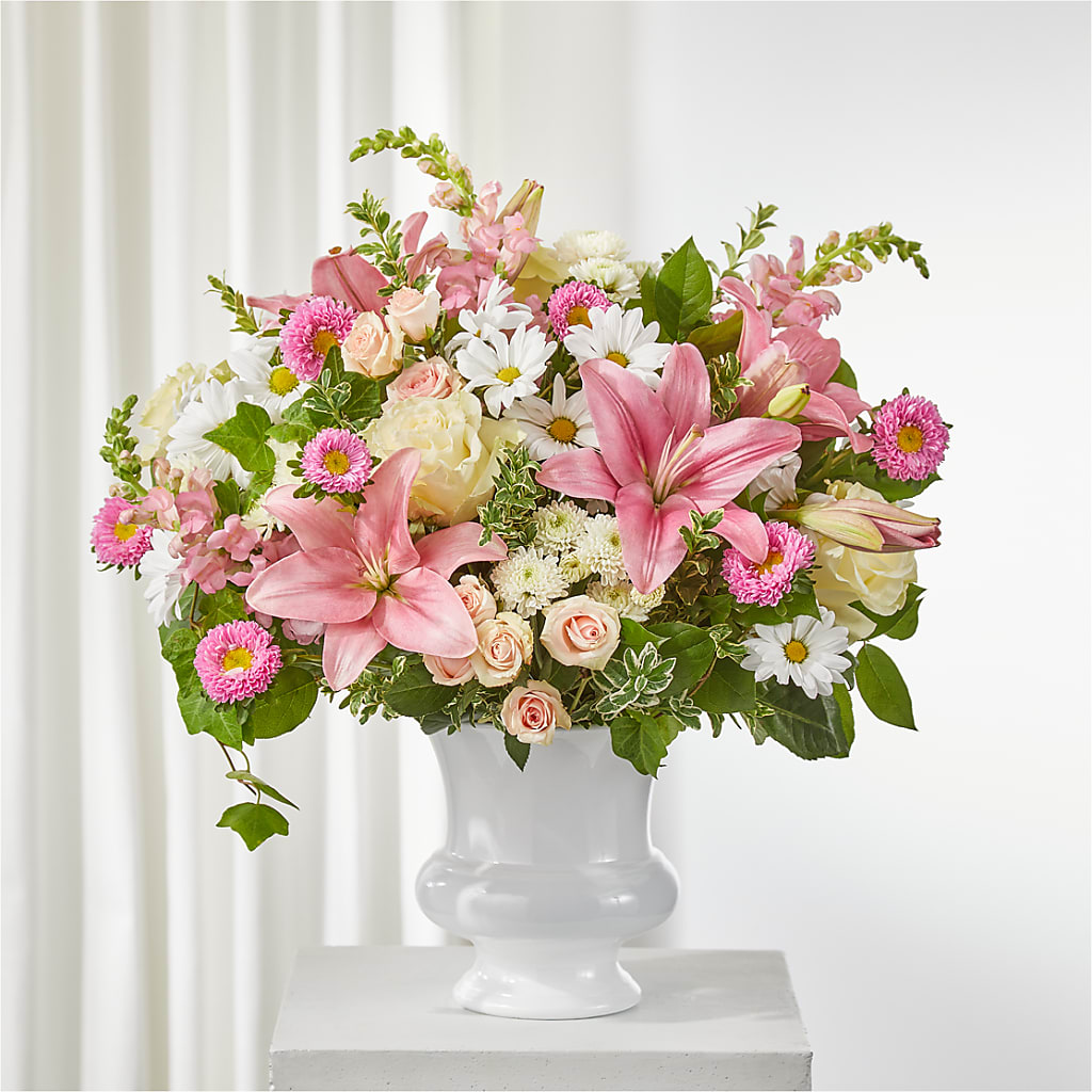 Empathetic Blooms Urn Arrangement – Foryouflower.com, Tontitown AR