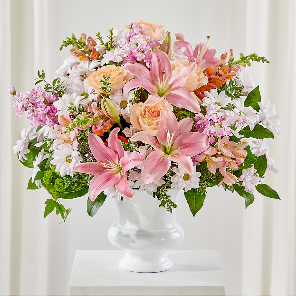 Heartfelt Gesture Urn Arrangement – Foryouflower.com, Tontitown AR