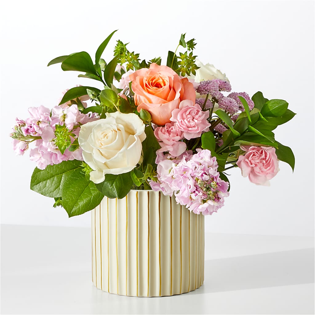 French Market Bouquet with Ivory Vase – Foryouflower.com, Tontitown AR