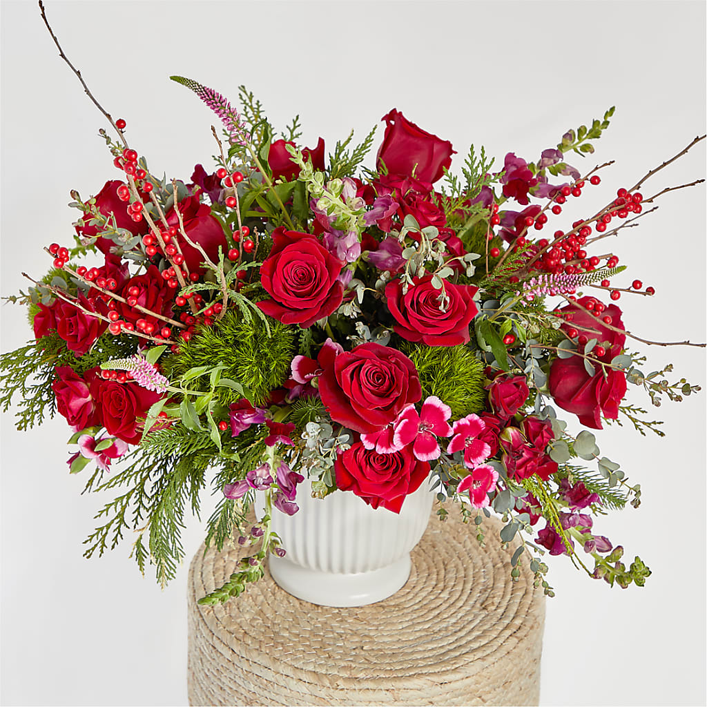 Big Red Bow Bouquet –  Foryouflower.com, Tontitown AR