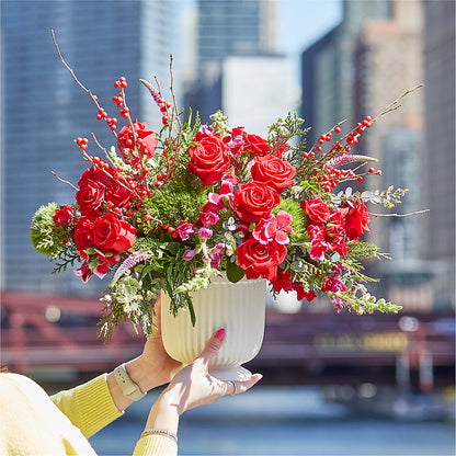Big Red Bow Bouquet –  Foryouflower.com, Tontitown AR