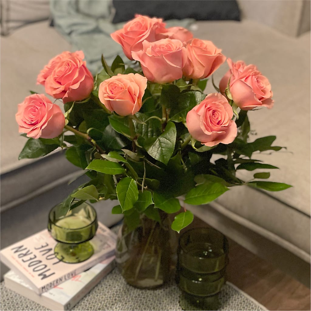Long Stem Pink Rose Bouquet –  Foryouflower.com, Tontitown AR