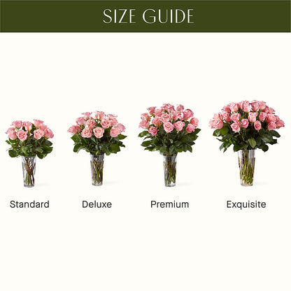 Long Stem Pink Rose Bouquet –  Foryouflower.com, Tontitown AR