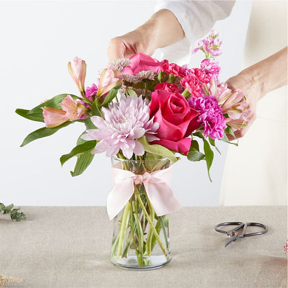 Pink Ribbon - A Florist Original –  Foryouflower.com, Tontitown AR