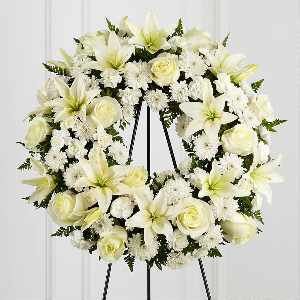 Treasured Tribute Wreath –  Foryouflower.com, Tontitown AR