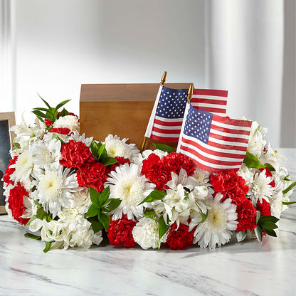 Spirit of Patriotism Cremation Adornment –  Foryouflower.com, Tontitown AR