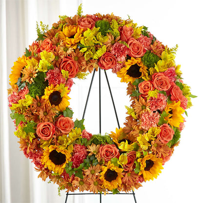 Autumnal Memories Wreath (Standard) –  Foryouflower.com, Tontitown AR