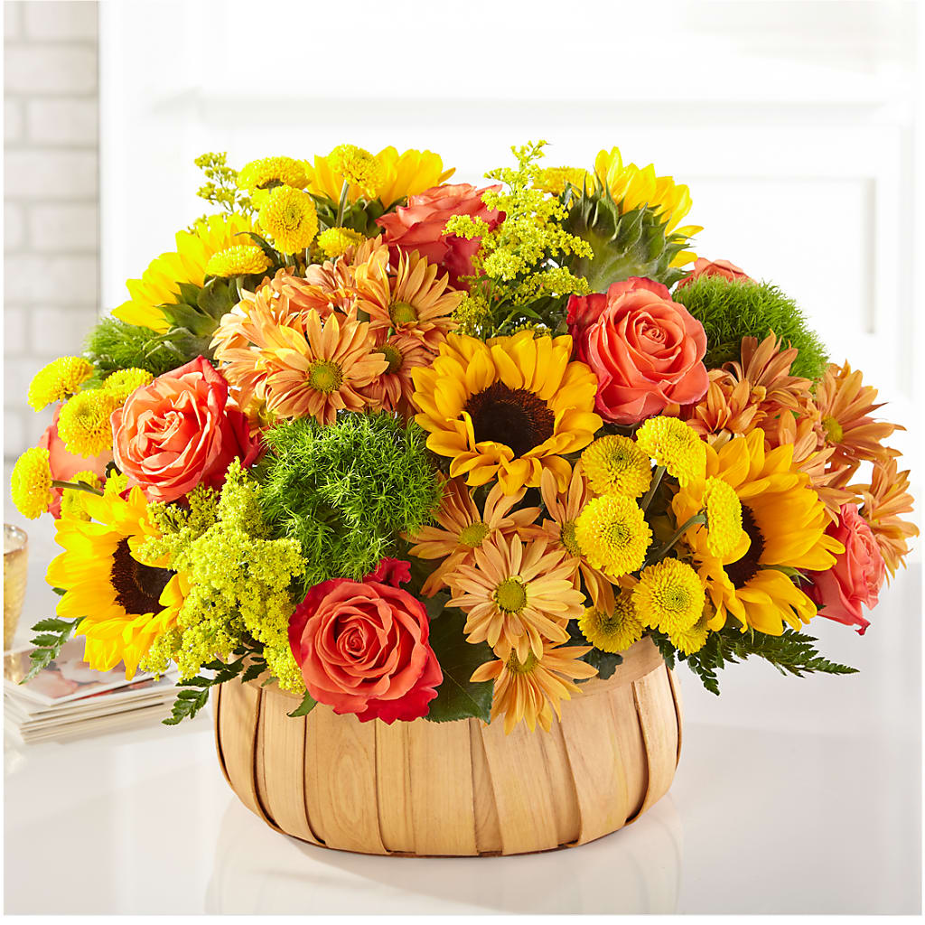 Harvest Sunflower Basket –  Foryouflower.com, Tontitown AR