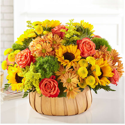 Harvest Sunflower Basket –  Foryouflower.com, Tontitown AR