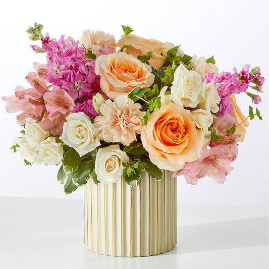 Paradise Bouquet with Ivory Vase –  Foryouflower.com, Tontitown AR