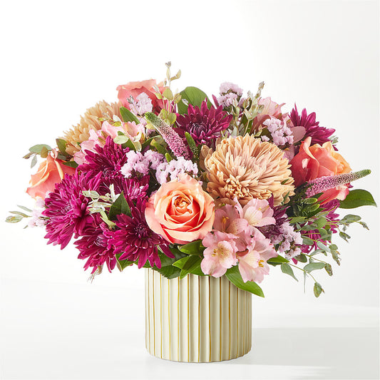 Berry Cobbler Bouquet with Ivory Vase –  Foryouflower.com, Tontitown AR