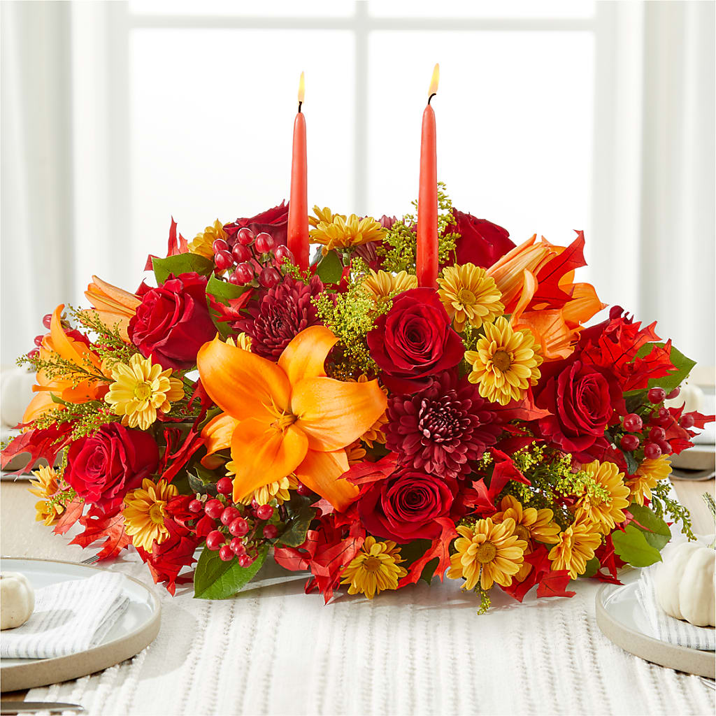 Autumn's Embrace Centerpiece –  Foryouflower.com, Tontitown AR