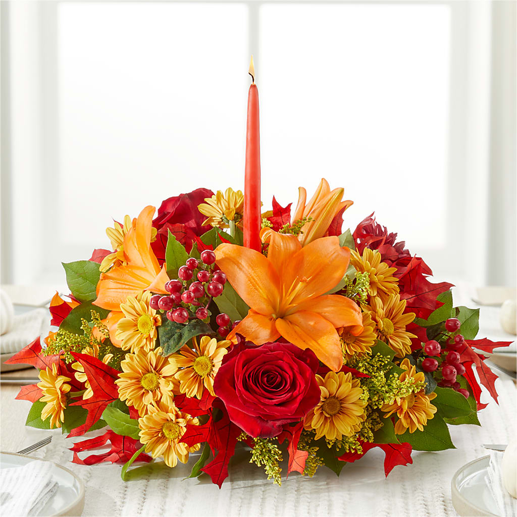 Autumn's Embrace Centerpiece –  Foryouflower.com, Tontitown AR