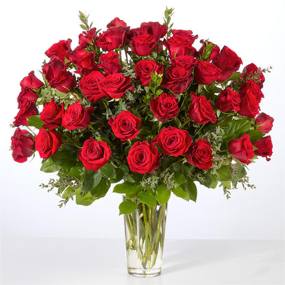 Forever Yours Fifty Stem Red Rose Bouquet –  Foryouflower.com, Tontitown AR